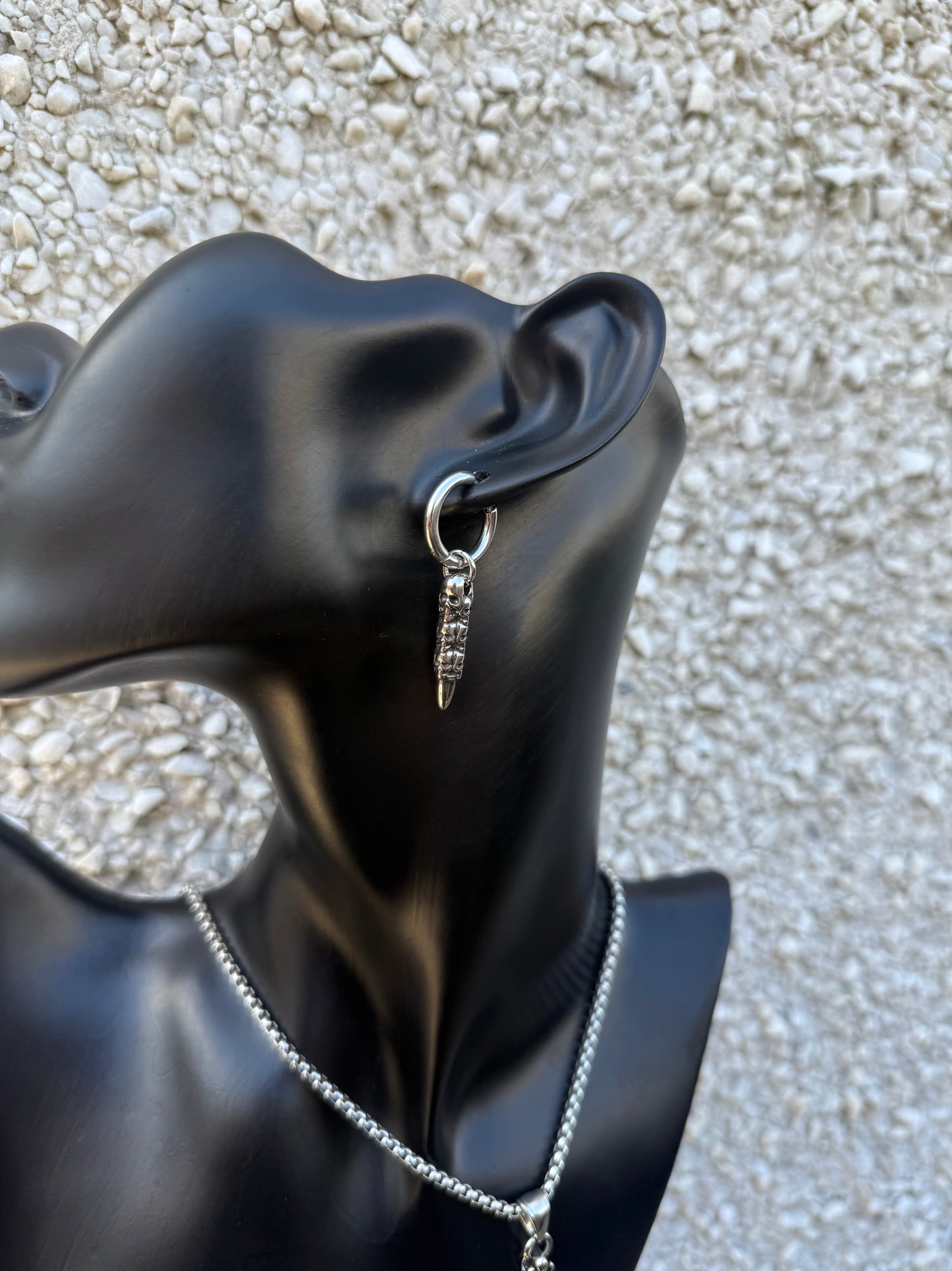 Skull Bullet Earrings