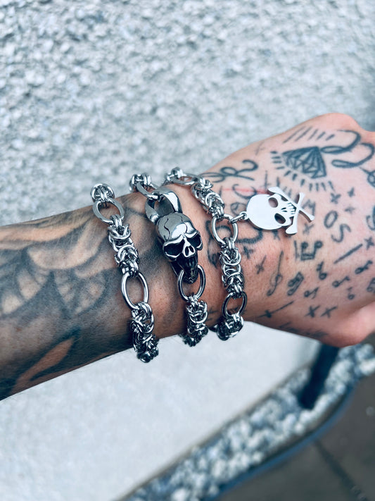 Skull Charm Bracelet