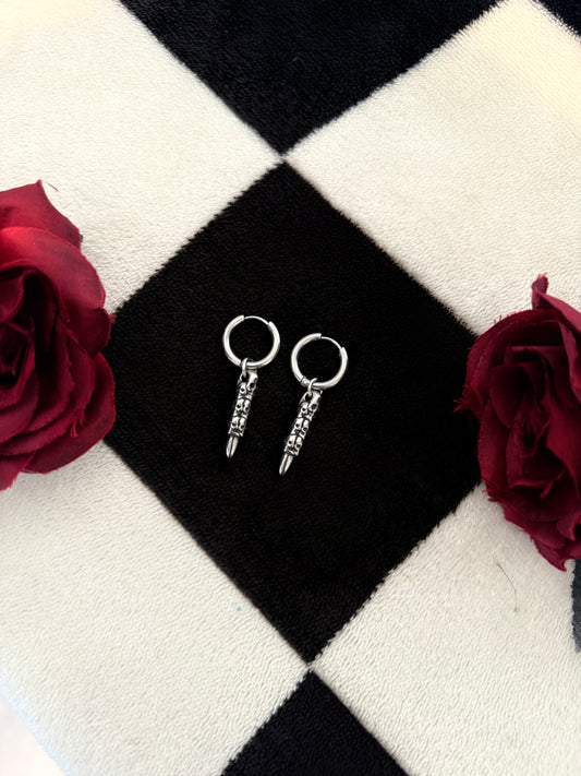Skull Bullet Earrings