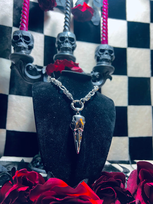 Bird Skull Necklace